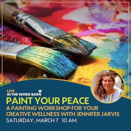 paint peace word barn