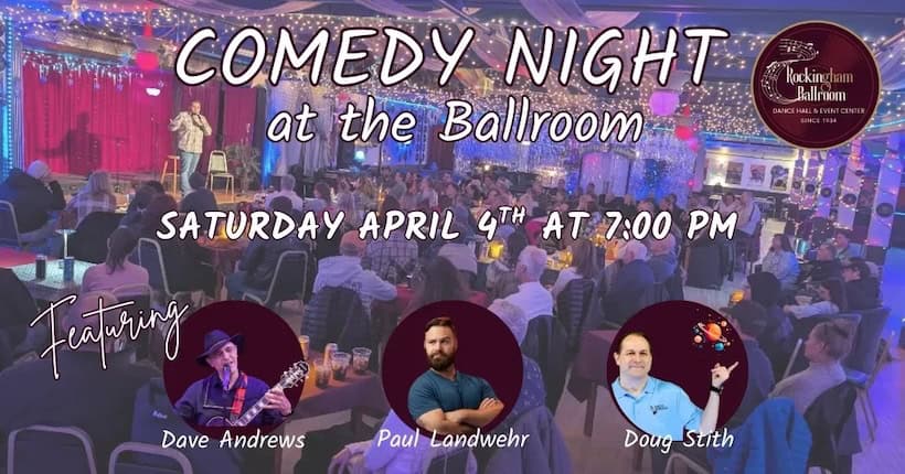 comedy night rockingham ballroom