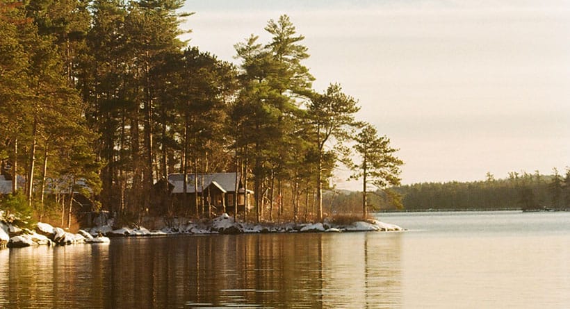 squam lake nh winter
