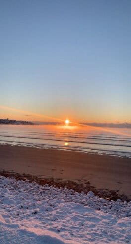 long sands beach sunrise