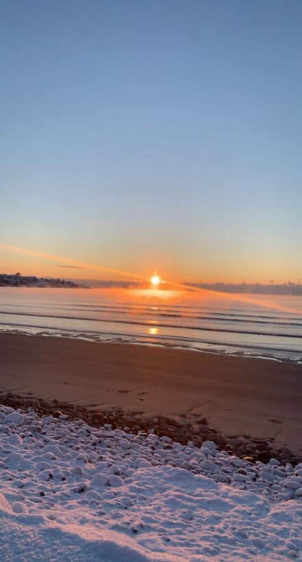 long sands beach sunrise