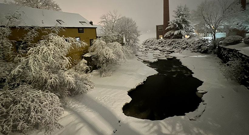 squamscott river exeter winter