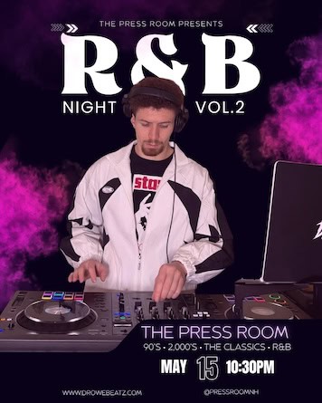 r&b night press room
