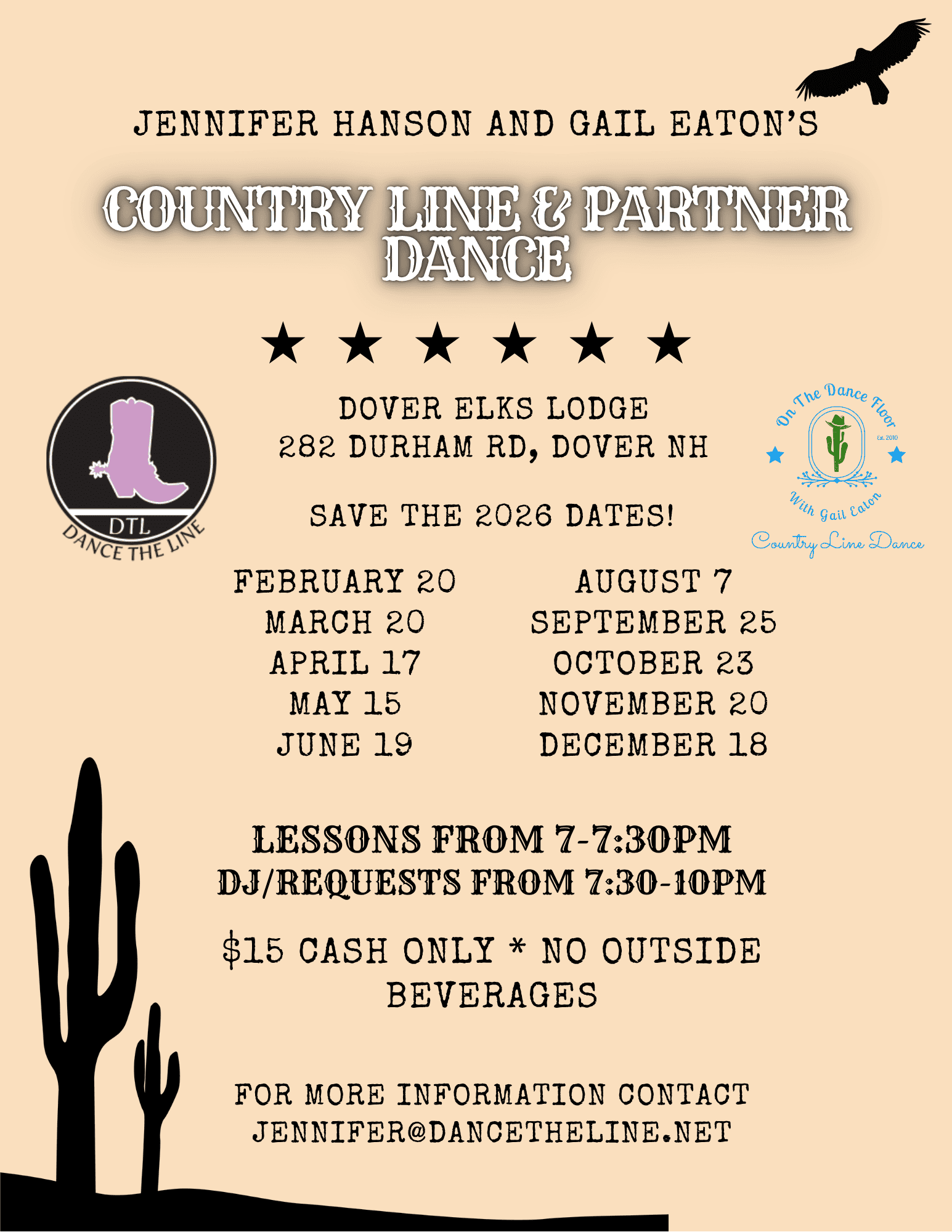 Country Line & Partner Dance in Dover