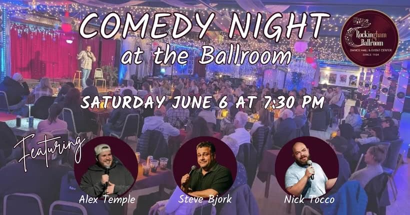 comedy night rockingham ballroom