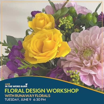 floral design word barn