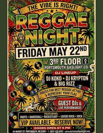 reggae night gas light