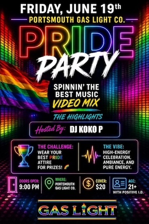 pride party portsmouth gas light