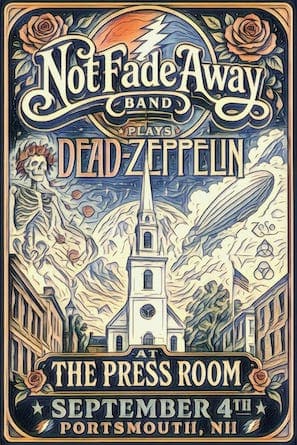 not fade away band dead zeppelin