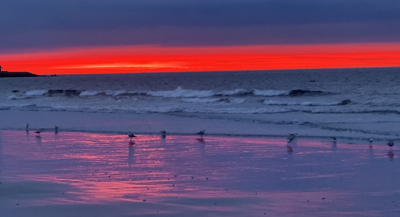 sunrise jenness beach rye