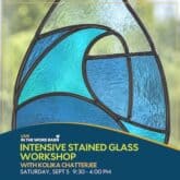stained glass word barn