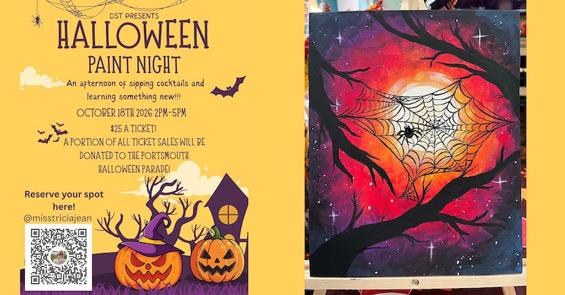halloween paint night daniel street