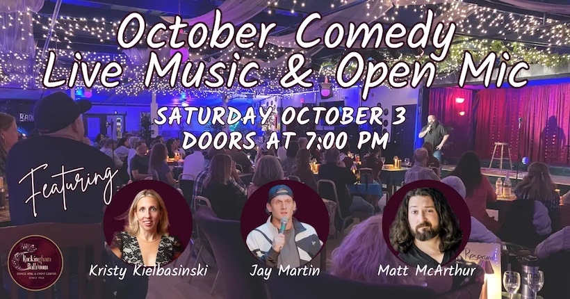 october comedy rockingham ballroom